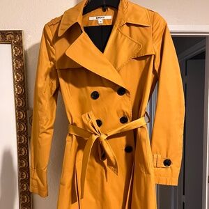 DKNY Mustard water resistant coat